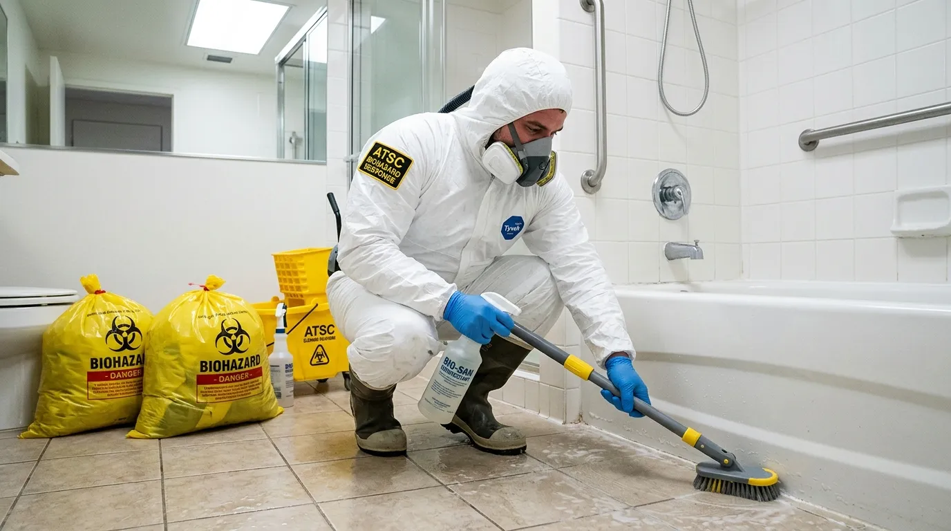 Decontamination equipment deployed for Blood Cleanup in Wildwood